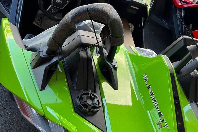 Polaris Sling Shot Rental - SL w/ Tech Package - Metalic Red - Tech Package on Wheels: Ride Command, GPS, CarPlay, and Audio