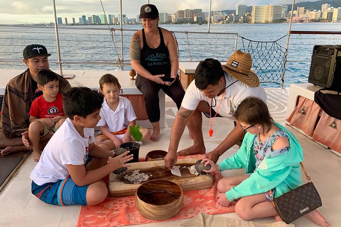Polynesian Canoe Sunset Sail - The Cultural Program: Music, Chants, and Hands-On Activities