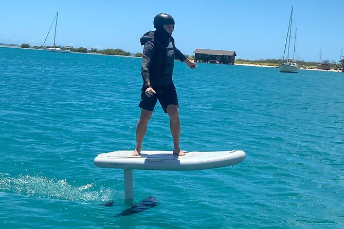 Premium eFoil Lesson near Waikiki - Ground school and the eFoil simulator you use first