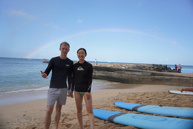 Private 1-On-1 Surf Lesson - About 1 Hour in the Water: catching waves with nonstop feedback