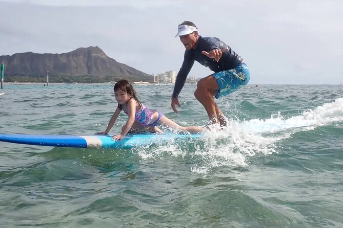 Private Kids Surfing Lessons - Kids surf accommodations: tandem boards, life jackets, snorkel masks