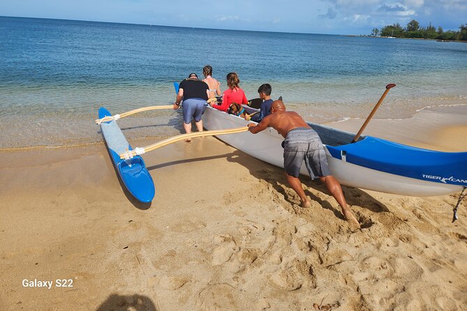 Private North Shore Hawaiian outrigger Canoe and turtle adventure - Value check: $150 per person for a two-hour private turtle adventure
