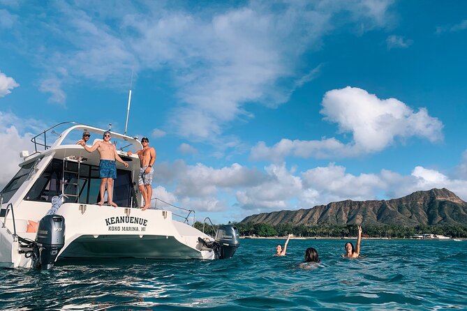 Private Sunset Catamaran Cruise in Waikiki - From Hawaii Ocean Charters to the water, easy and central