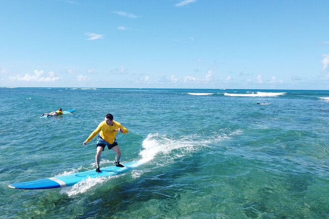 Private Surf Lessons in Honolulu - Meeting at 150 Kapahulu Ave and getting on the water