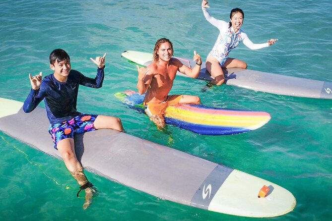 Private Surfing Lessons in Waikiki - From Moku Hawaii Meeting Point To The Beach