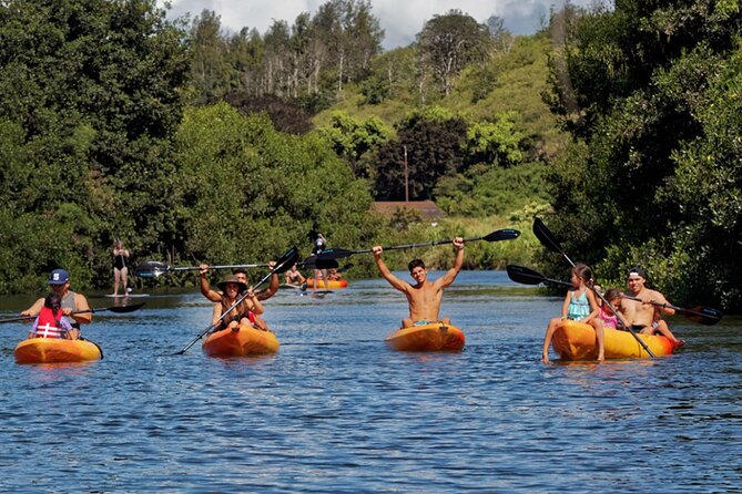 PRIVATE TOUR-Ultimate North Shore Experience - Haleiwa River Kayaking and Paddle Boarding, Plus the Land Plan