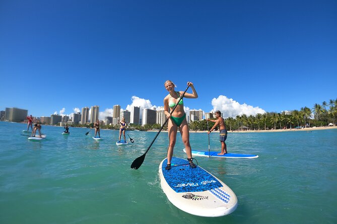 Stand Up Paddle Open Group Lesson with Waikiki Courtesy Shuttle - Surf School Bus to the beach: getting you out of Waikiki fast