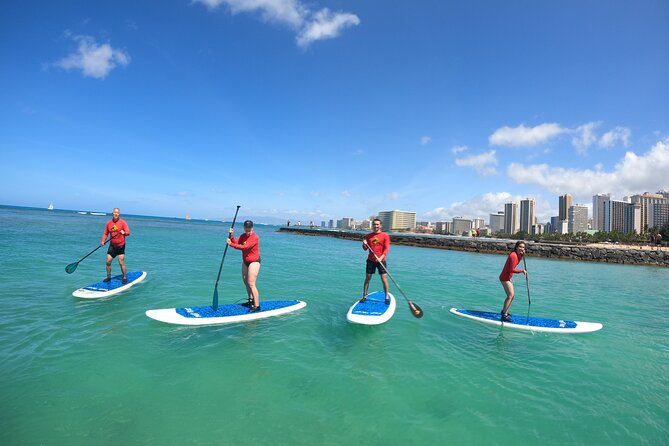 Stand Up Paddle Open Group Lesson with Waikiki Courtesy Shuttle - Photos, videos, and what costs extra