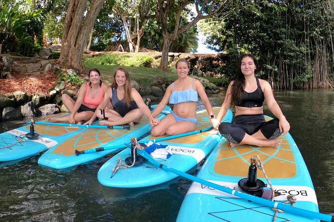 Stand-Up Paddle Yoga on the North Shore of Oahu - North Shore SUP Yoga: what makes this 90-minute ocean practice special