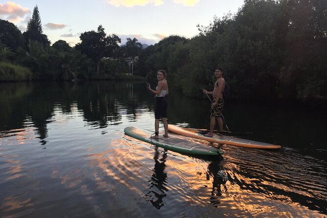Sunset Stand Up Paddle with Photos and Turtles - The 2-Hour Flow: Lesson, River Glide, and Turtle Prime Time