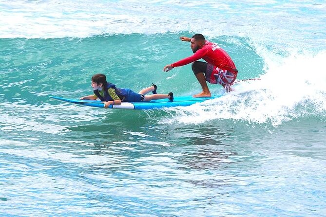 Surf HNL: Ala Moana Surf Lessons!!! - In the water: close coaching, more waves, faster confidence