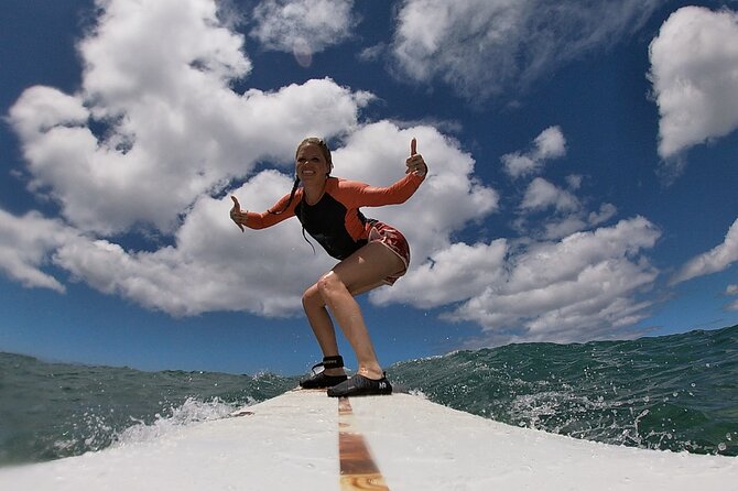 Surf Lesson Without the Crowds Including GoPRO Videos - Small-Group Surfing at Ala Moana, Not a Crowds-First Scene