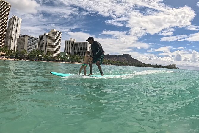 Surf lessons for beginners in Waikiki - Stop 1 at Waikiki Beach: safety first, then basics on your board