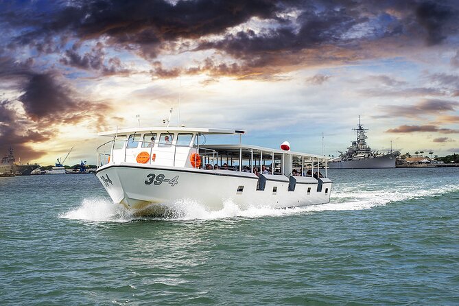 Tribute to Pearl Harbor Arizona Memorial Tour - The USS Arizona Memorial shuttle boat is the heart of the day