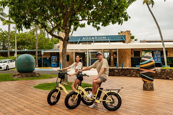 Waikiki and Diamond Head Electric Bike Rental - Getting Confident on a 500-Watt, 7-Speed Ride