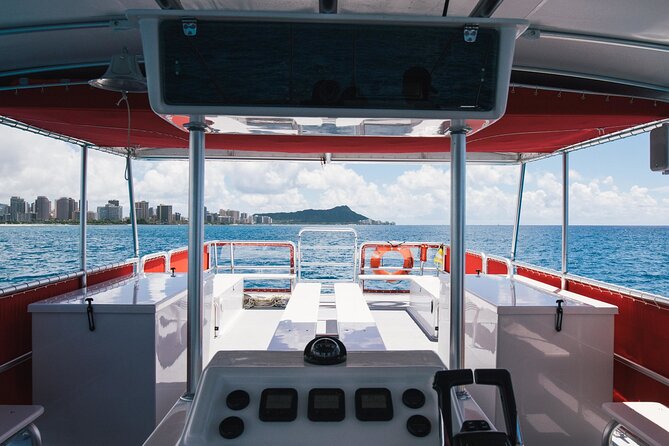 Waikiki Beach Glass Bottom Boat Cruise - Stop 2, Waikiki Beach: Views Toward Diamond Head