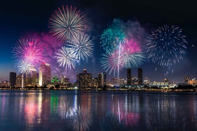 Waikiki Friday Fireworks Cruise Including Transportation - Boarding at E Sea Diver and Cruising Toward Diamond Head
