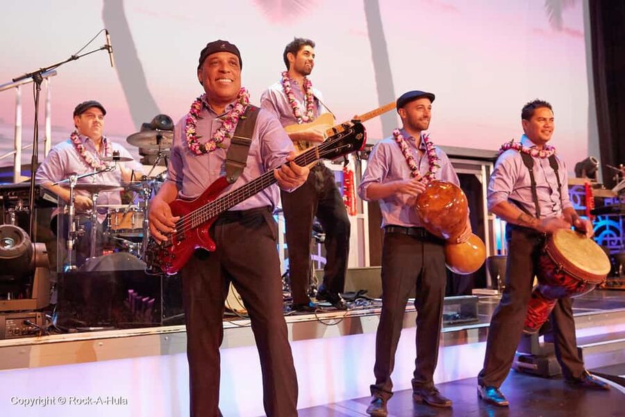 Waikiki: Luau and Buffet w/ optional Rock-A-Hula Show - Optional Rock-A-Hula: Fire-Knife Meets Rock Music Vibes