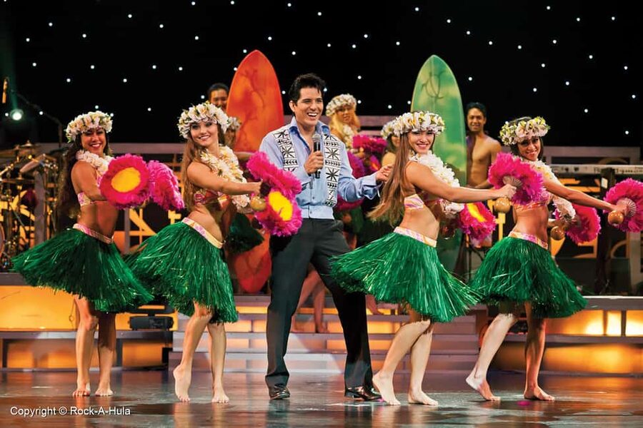 Waikiki: Rock-A-Hula Show Ticket and Buffet Option - The show storyline, from the 1920s to today