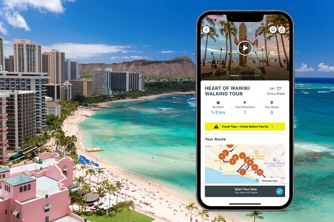 Waikiki Self-Guided Audio Walking Tour - A DIY Waikiki loop that starts at Royal Hawaiian Center