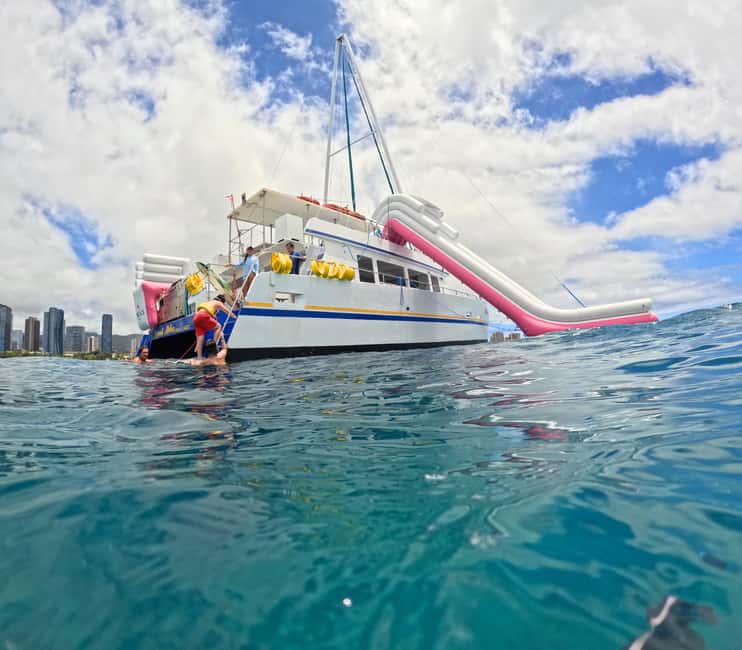 Waikiki Snorkeling and Ocean Waterpark Adventure - Snorkeling where the crew selects the best conditions