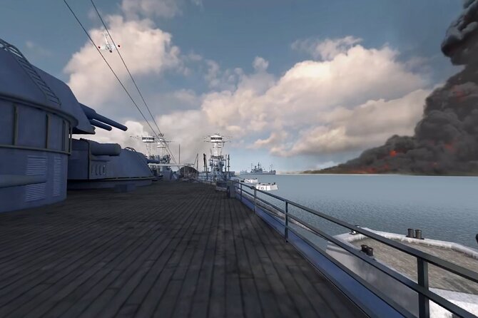 Walk The Deck of The USS Arizona Virtual Reality Experience - Weather and group size: small details that affect your day